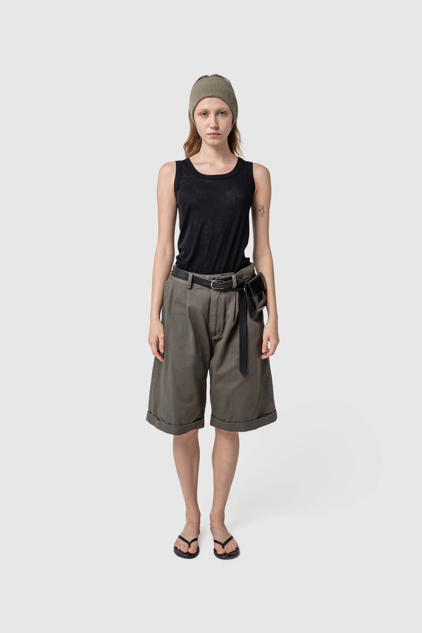 SHEER TRIMMING TANK TOP