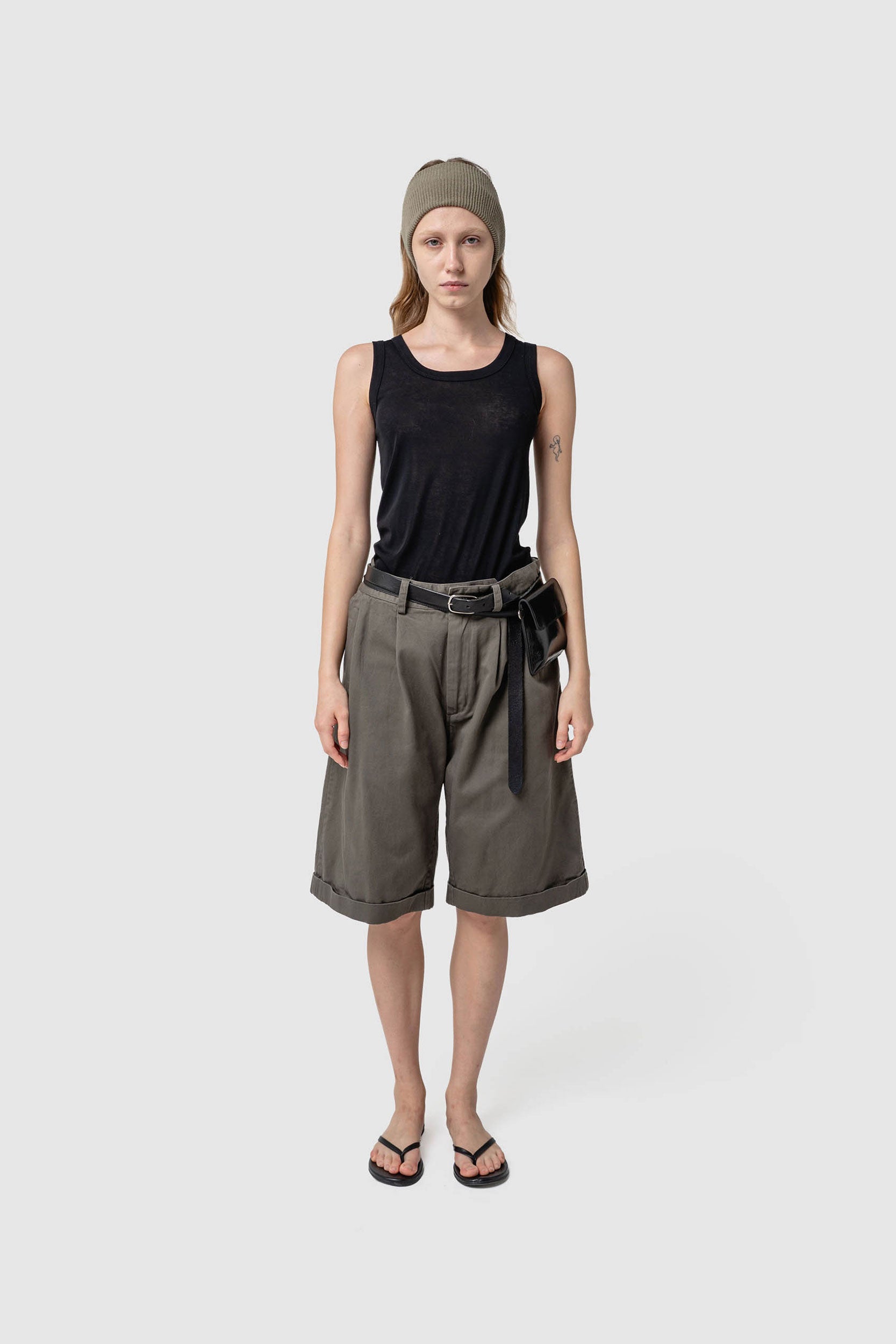 SHEER TRIMMING TANK TOP