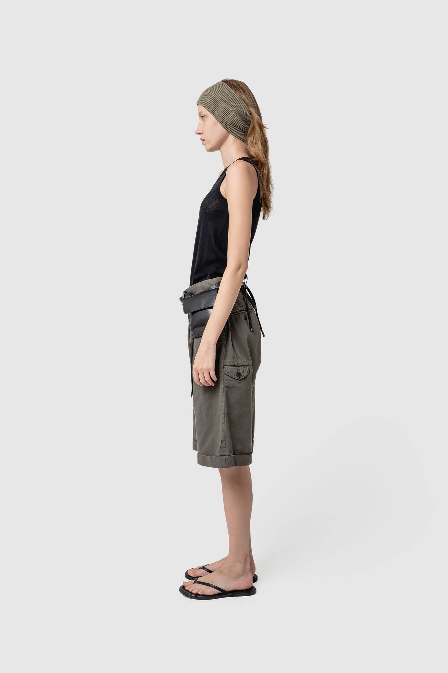 Sheer Trimming Tank Top