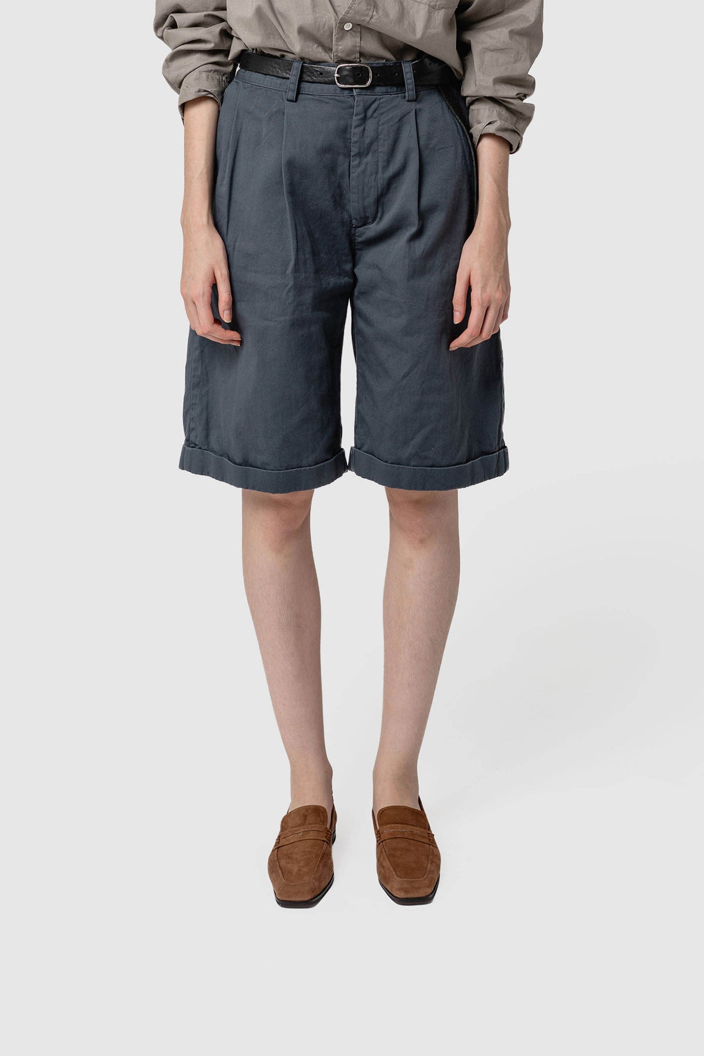 COTTON TWILL SHORTS