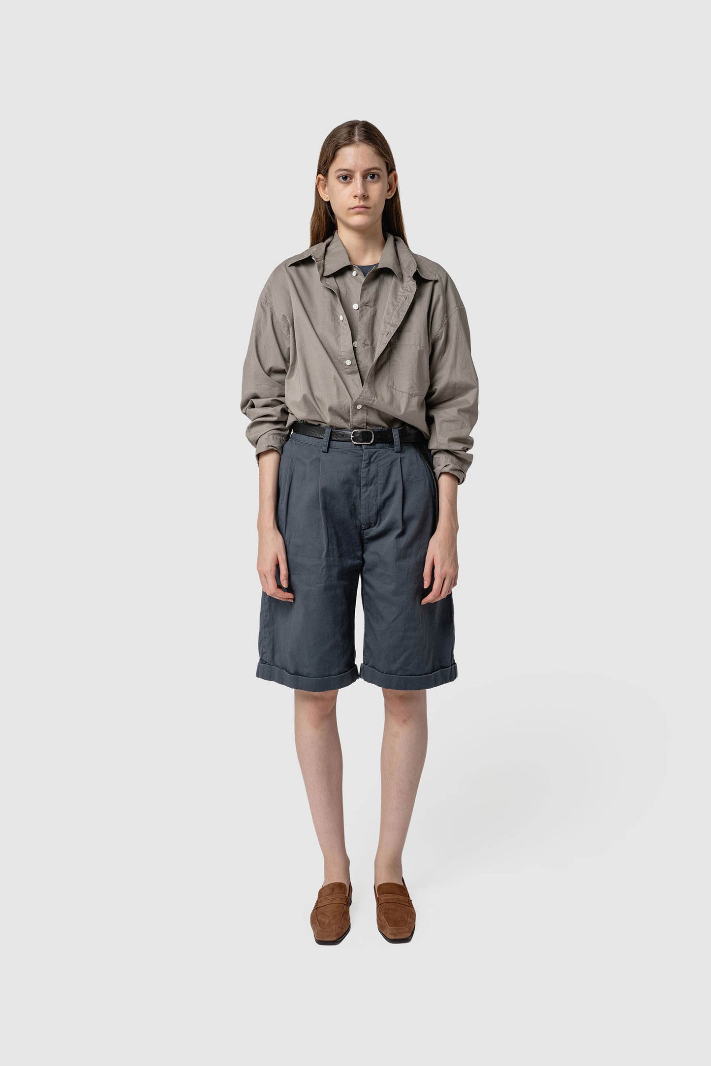 COTTON TWILL SHORTS
