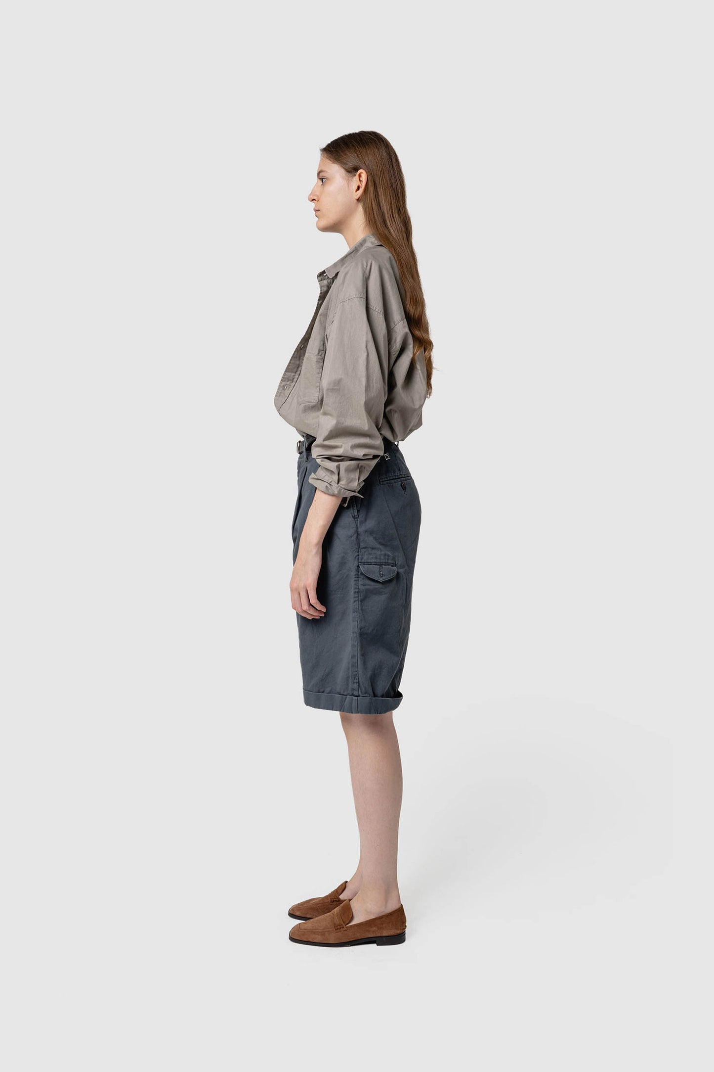 COTTON TWILL SHORTS