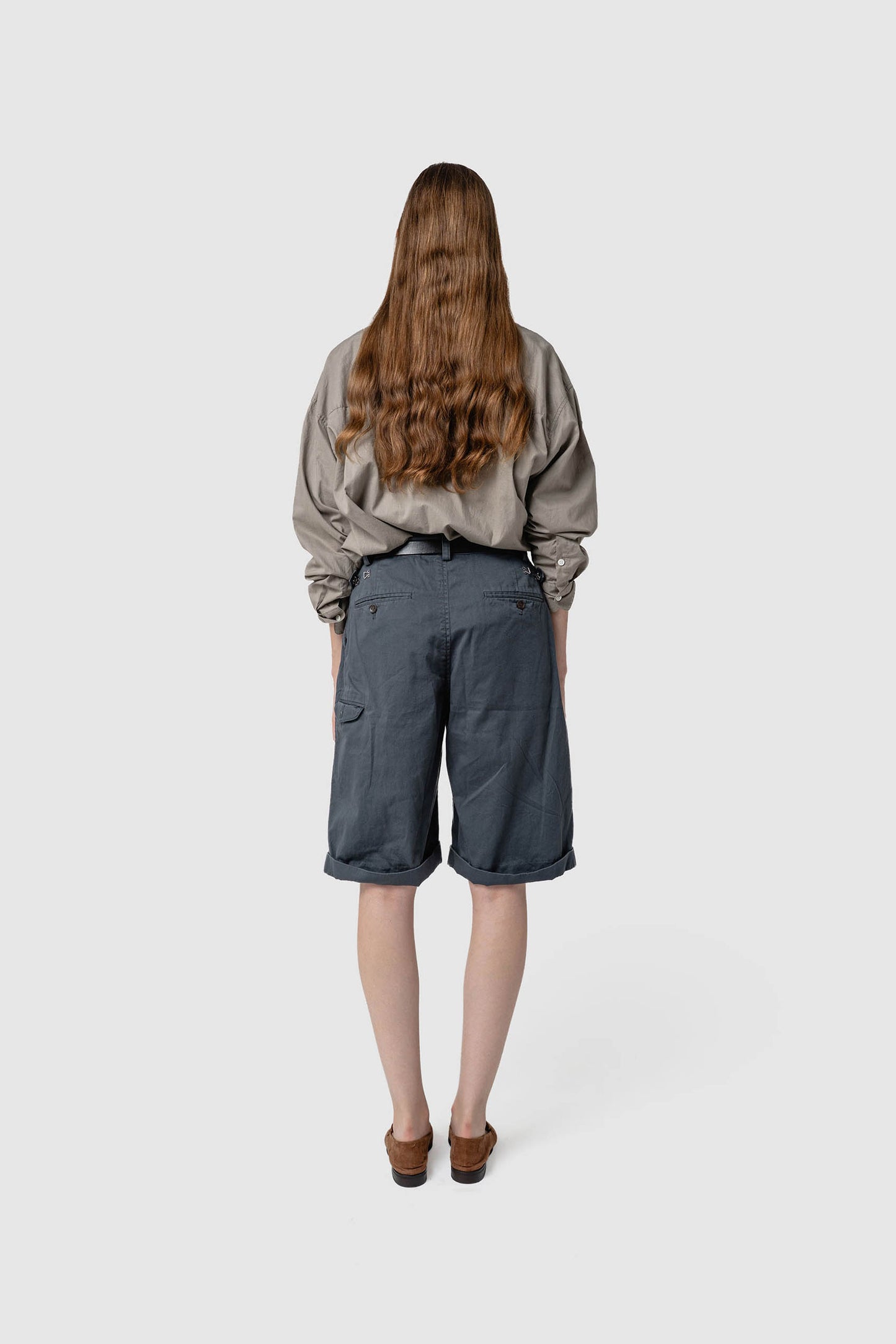 COTTON TWILL SHORTS