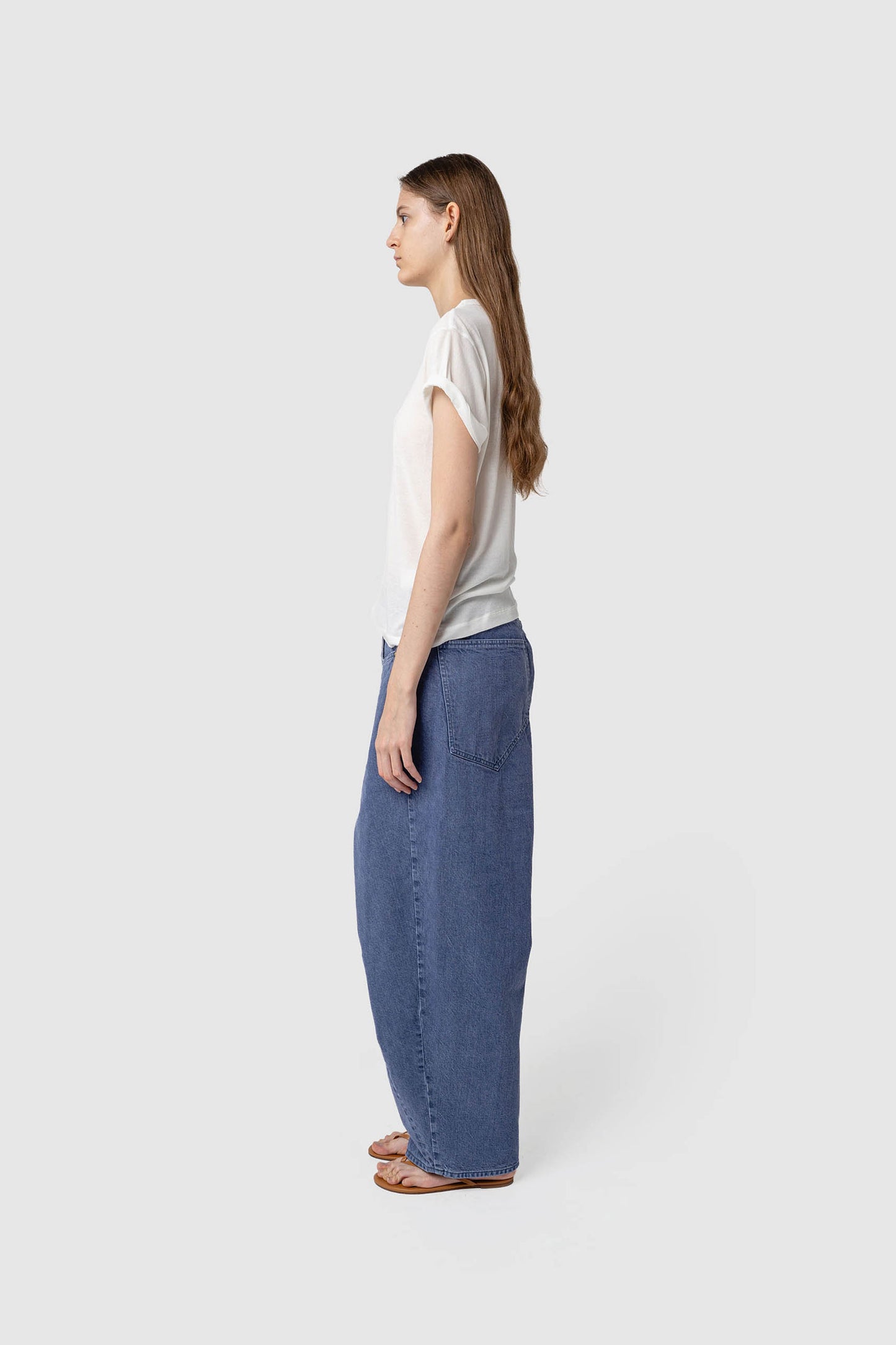 COTTON SHEER RIB T-SHIRT