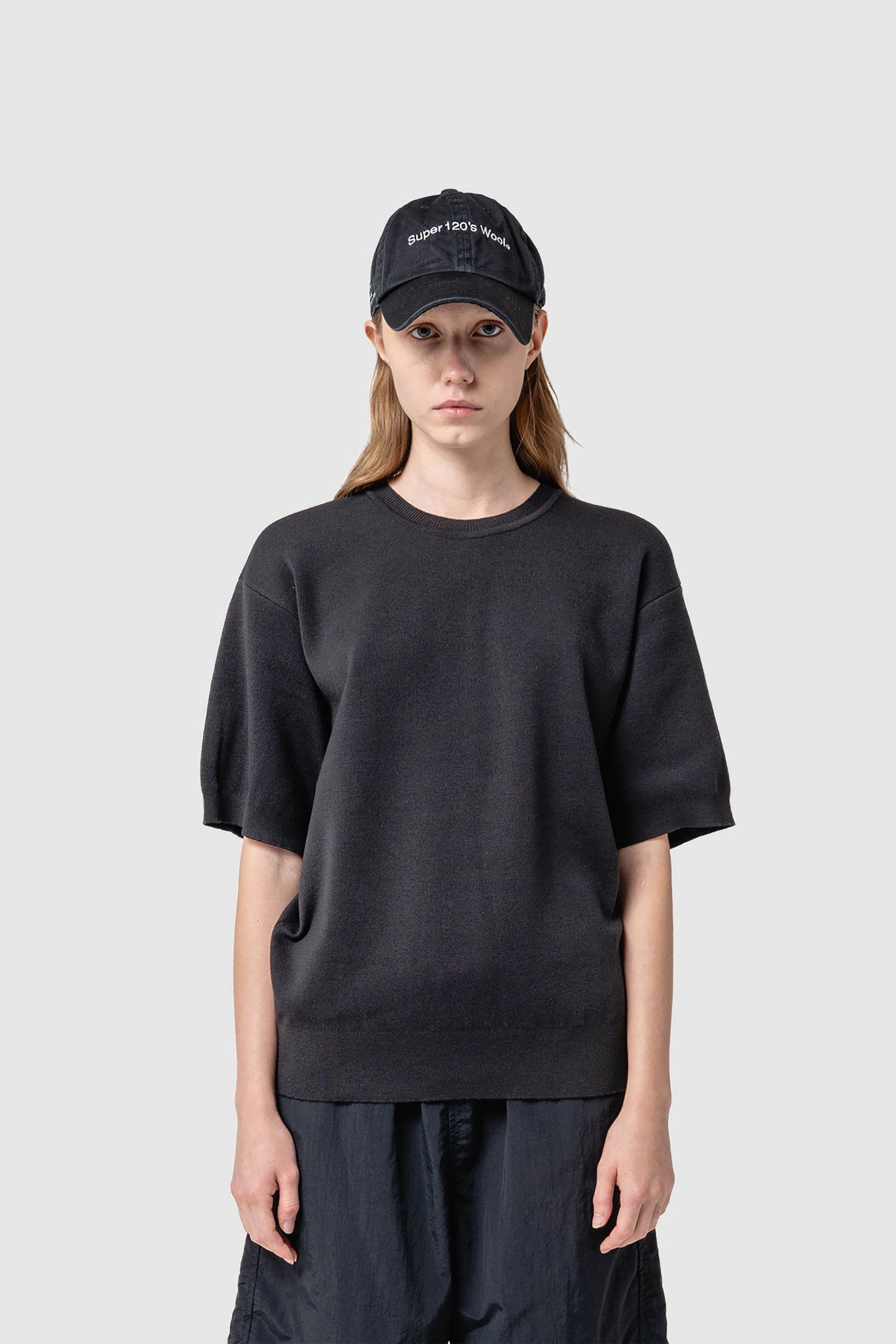 WATER-PROOF SHORT SLEEVE KNIT TOP