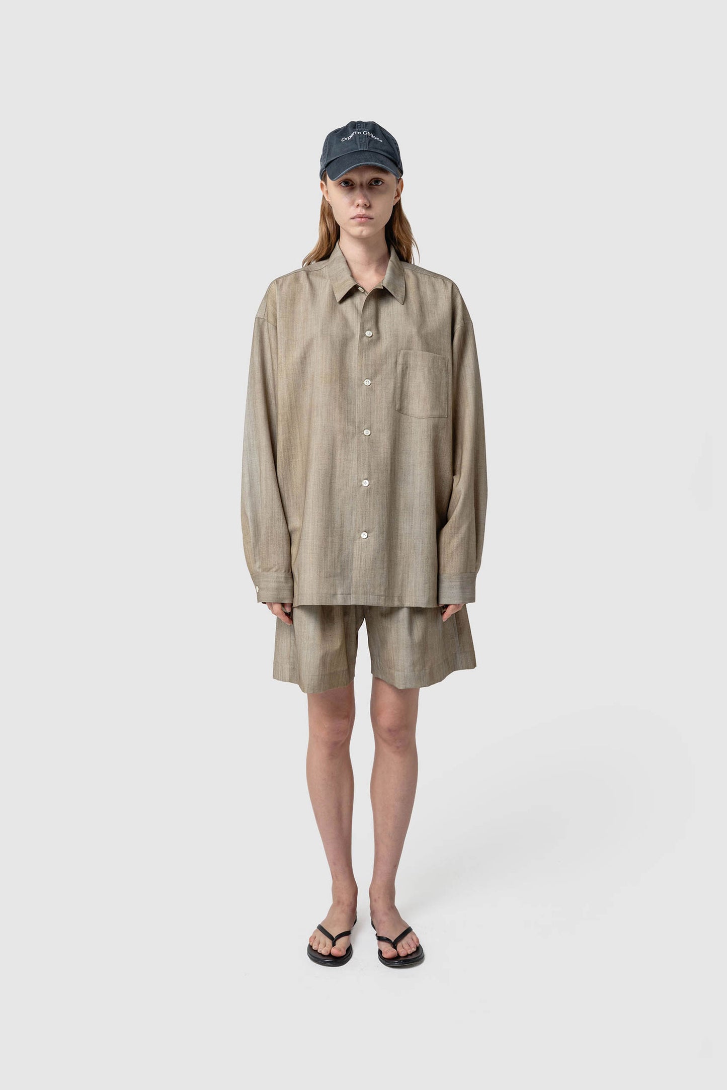 GRADATION WOOL SHORTS
