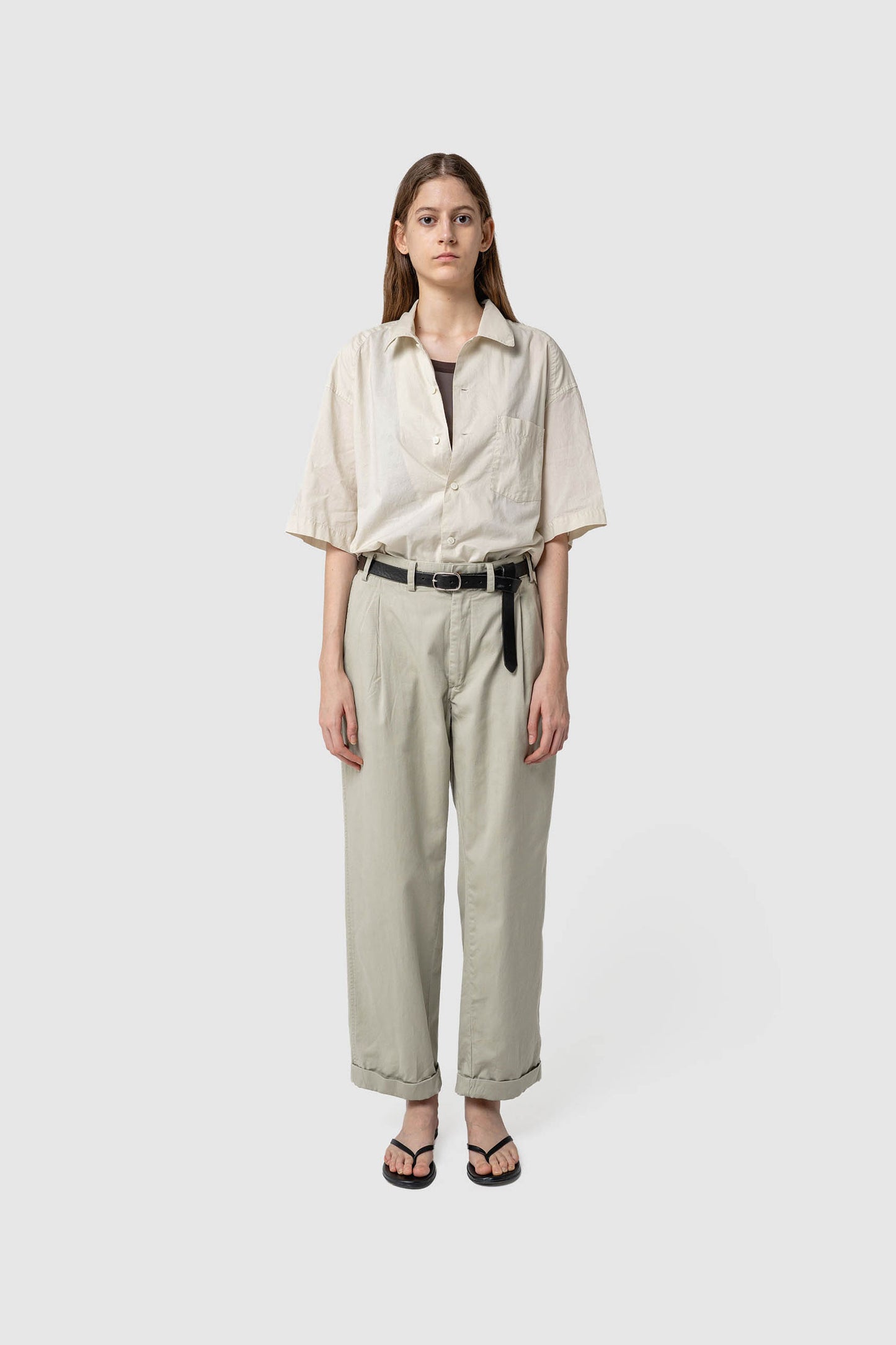AIRY COTTON SHORT-SLEEVE SHIRT