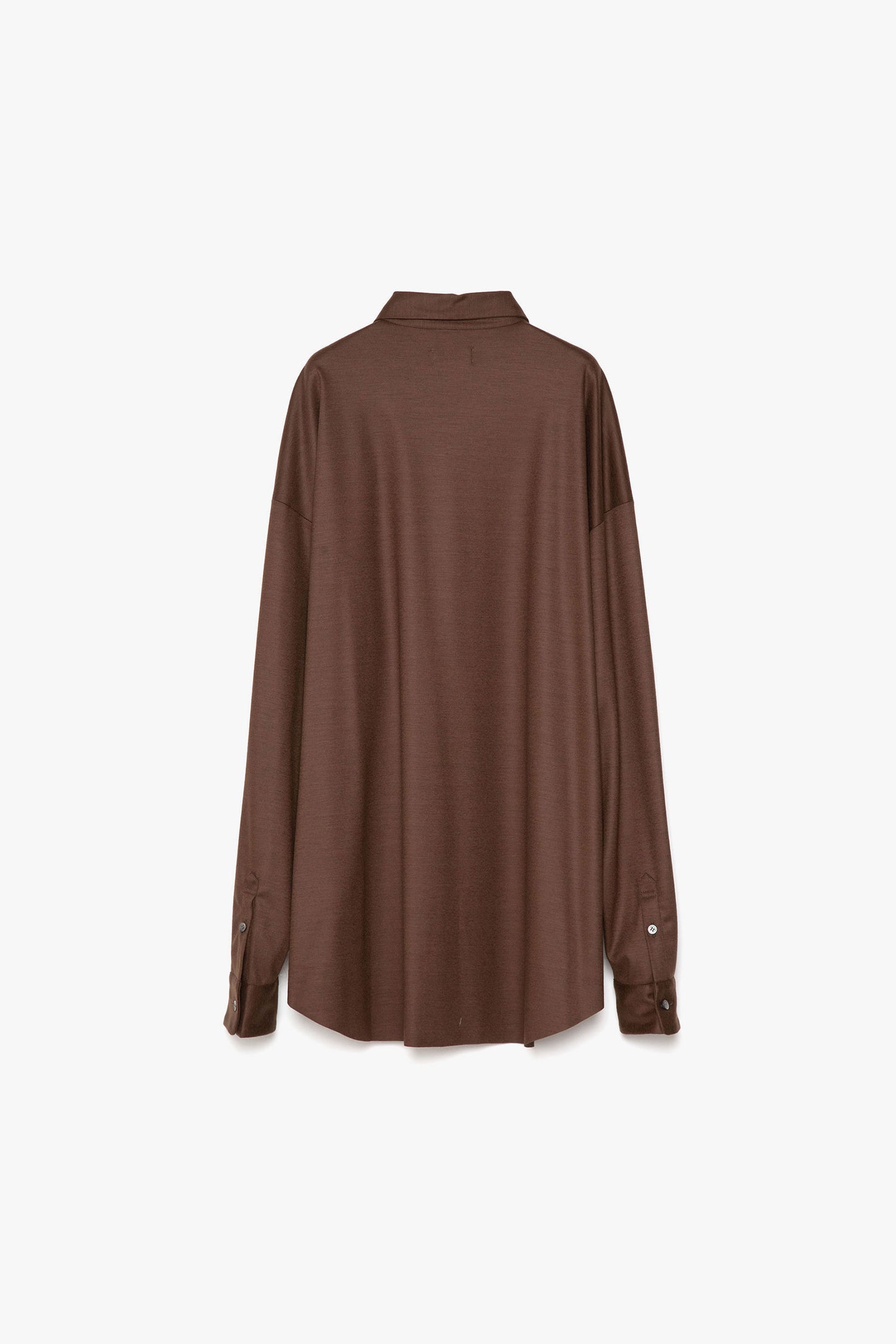 Wool Knit Smooth Shirt