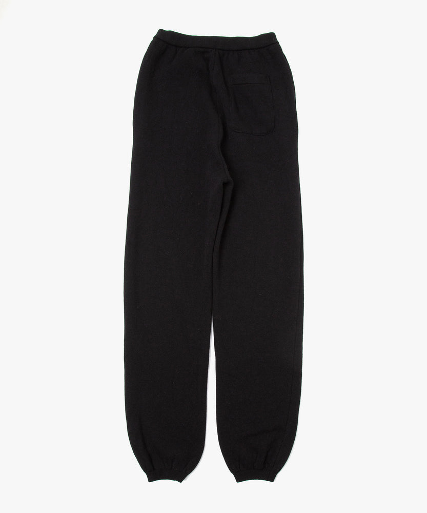Wool Back Pile Knit Pants