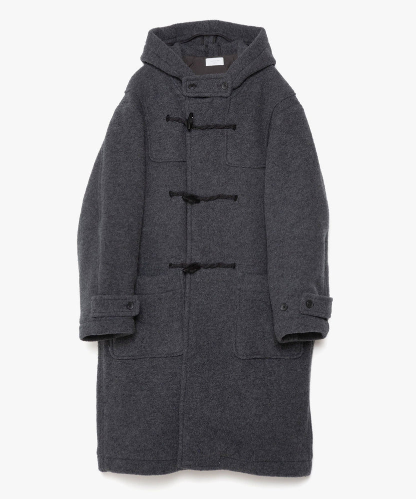 Wool Freece Melton Duffle Coat