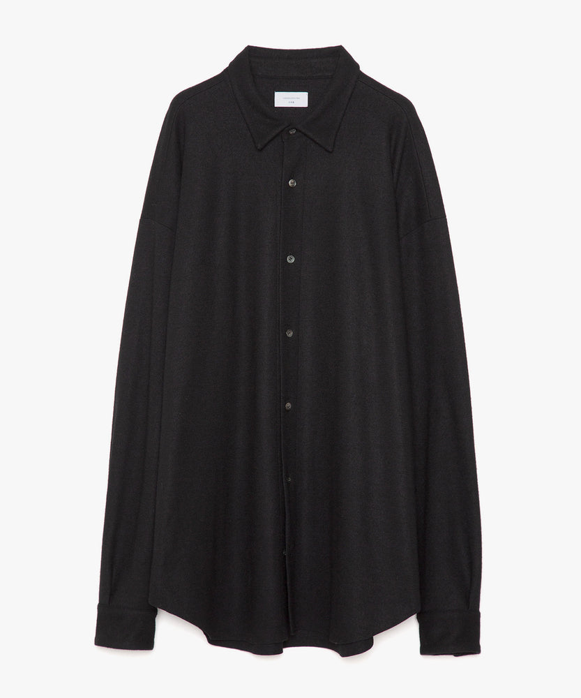 Wool Knit Smooth Shirt