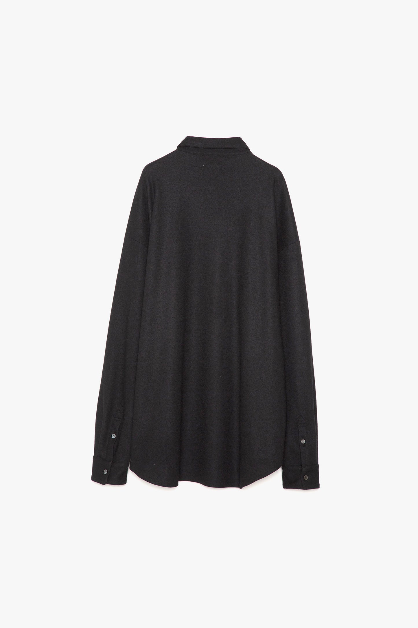 Wool Knit Smooth Shirt
