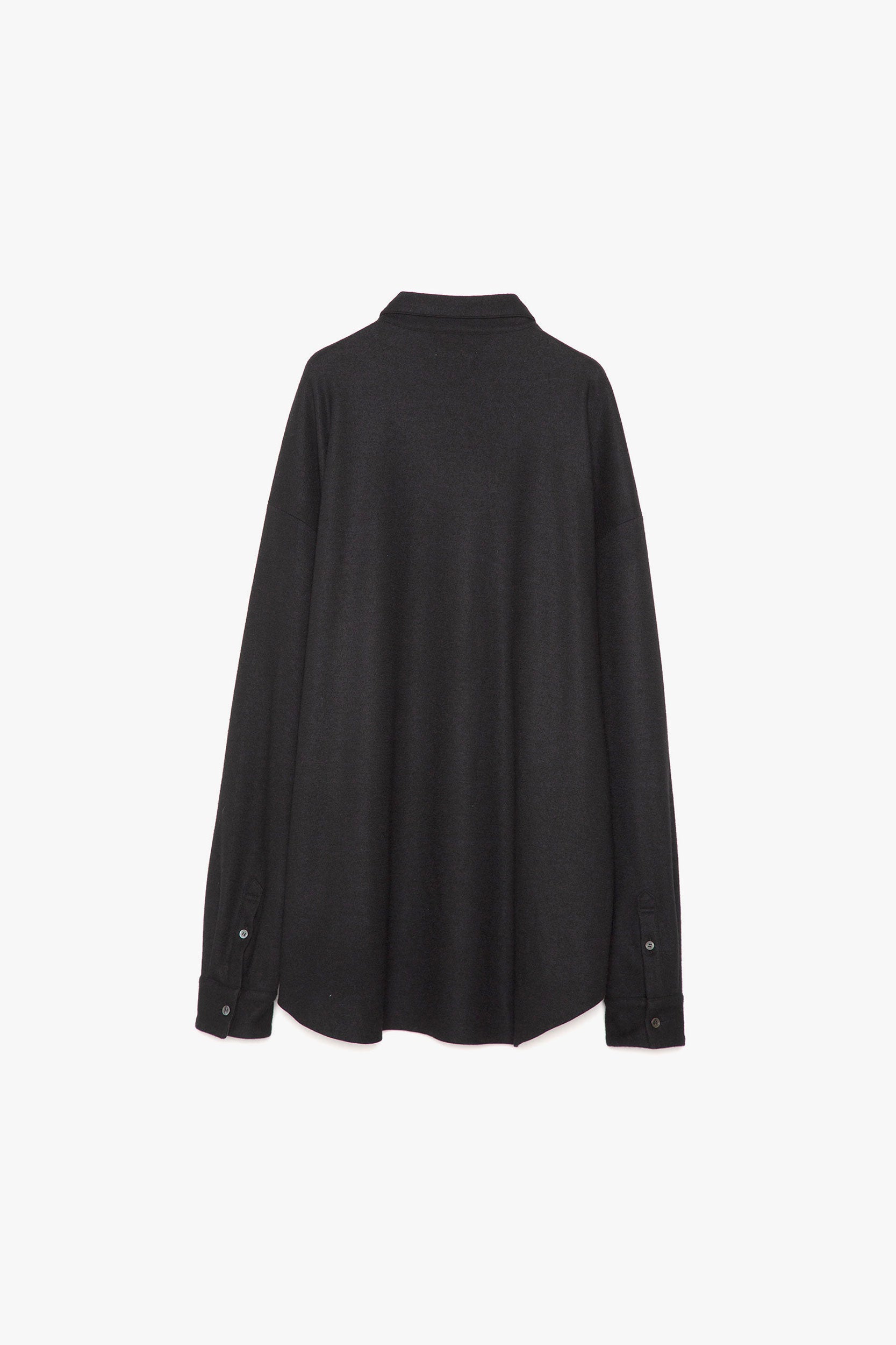 Wool Knit Smooth Shirt