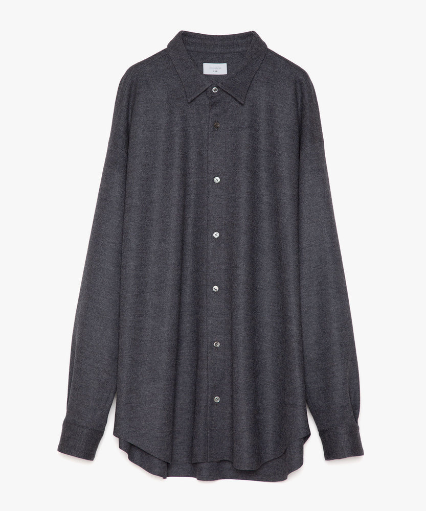 Wool Knit Smooth Shirt