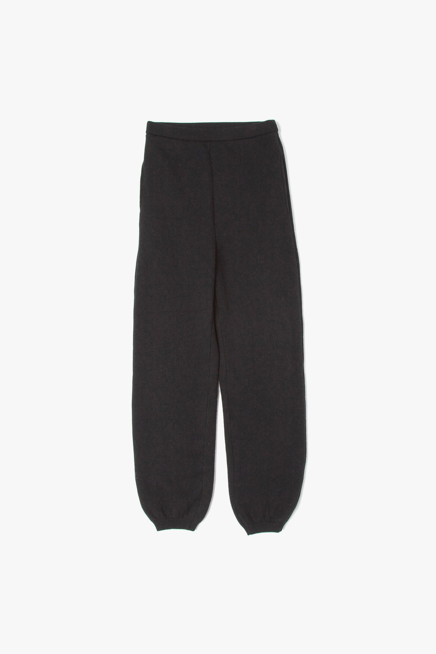 Wool Back Pile Knit Pants