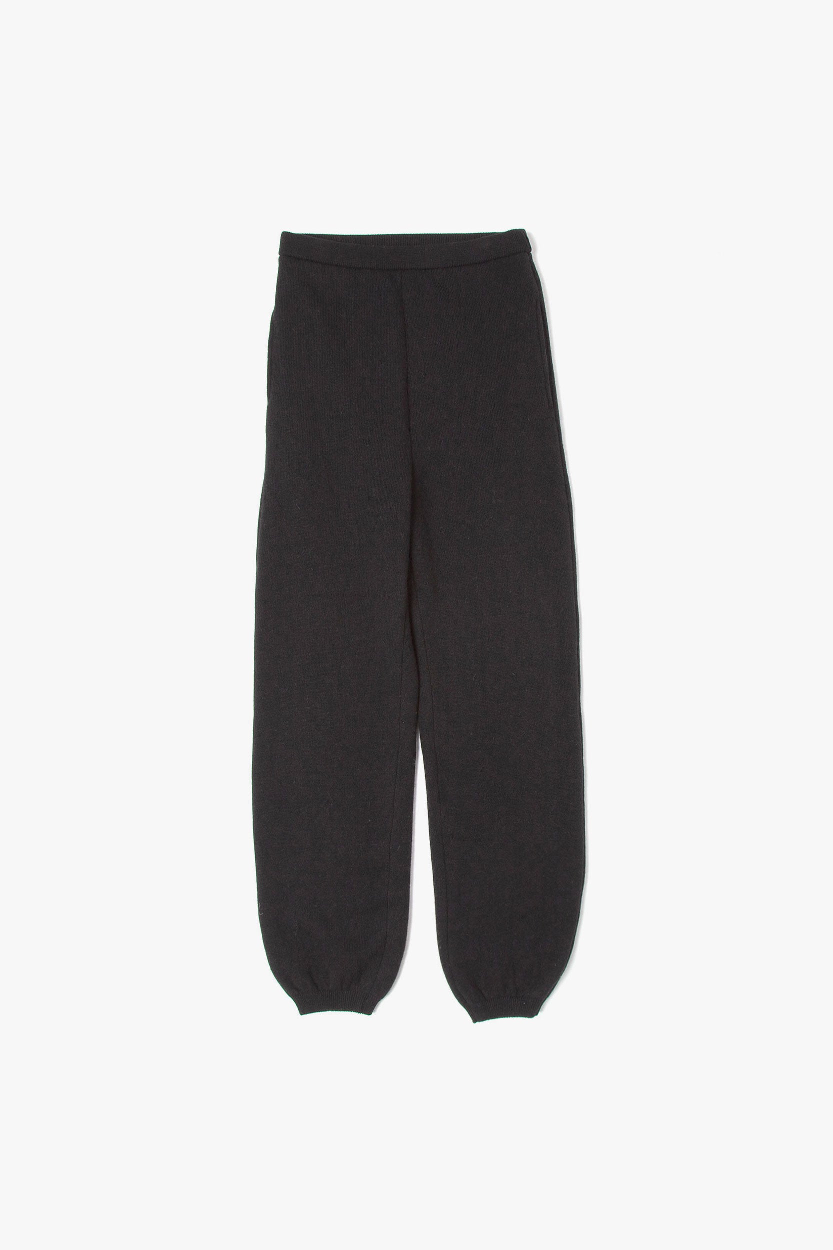 Wool Back Pile Knit Pants