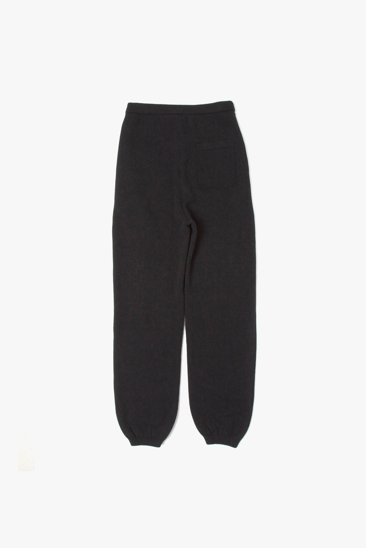 Wool Back Pile Knit Pants