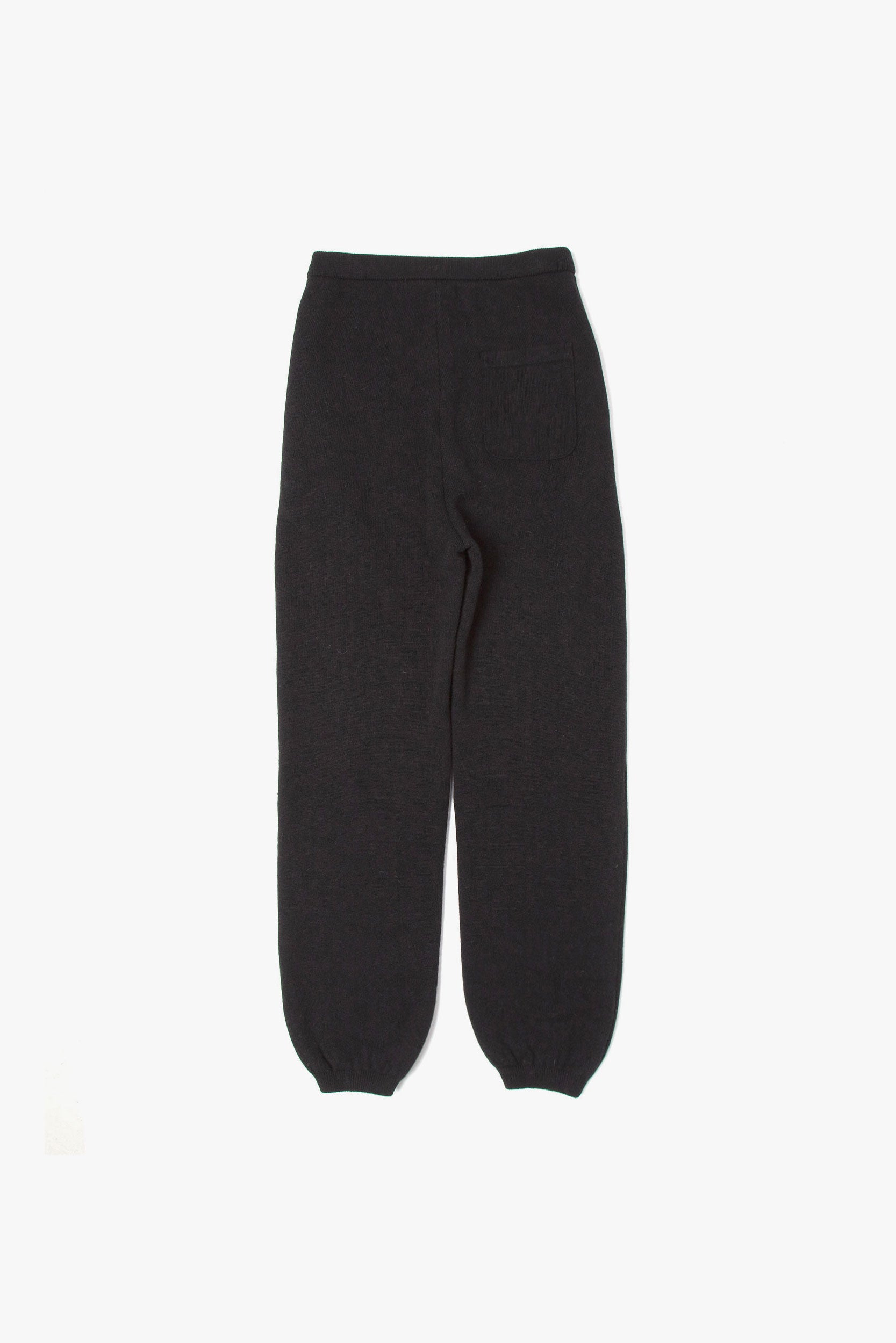 Wool Back Pile Knit Pants