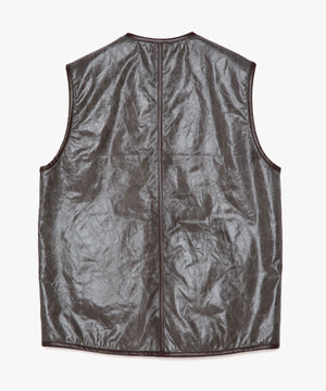 Coating Canvas Boa Vest