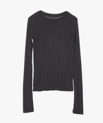WOOL SHEER JERSEY TOP