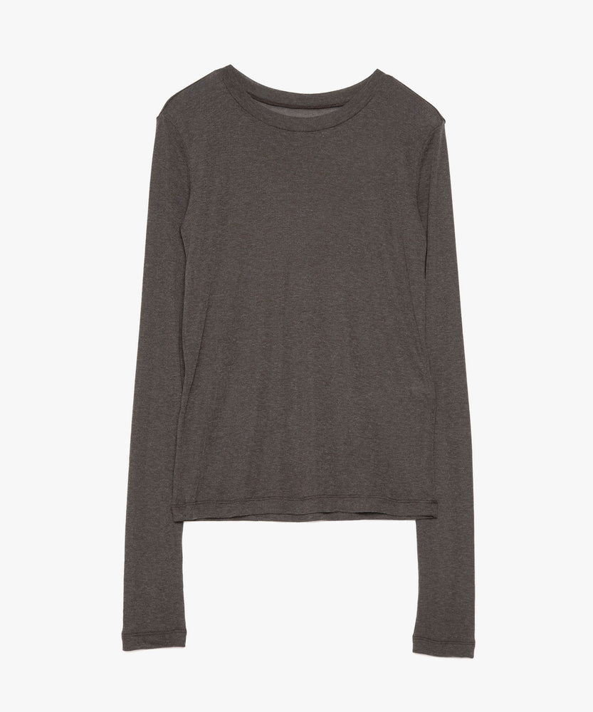 WOOL SHEER JERSEY TOP