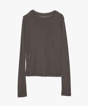 WOOL SHEER JERSEY TOP
