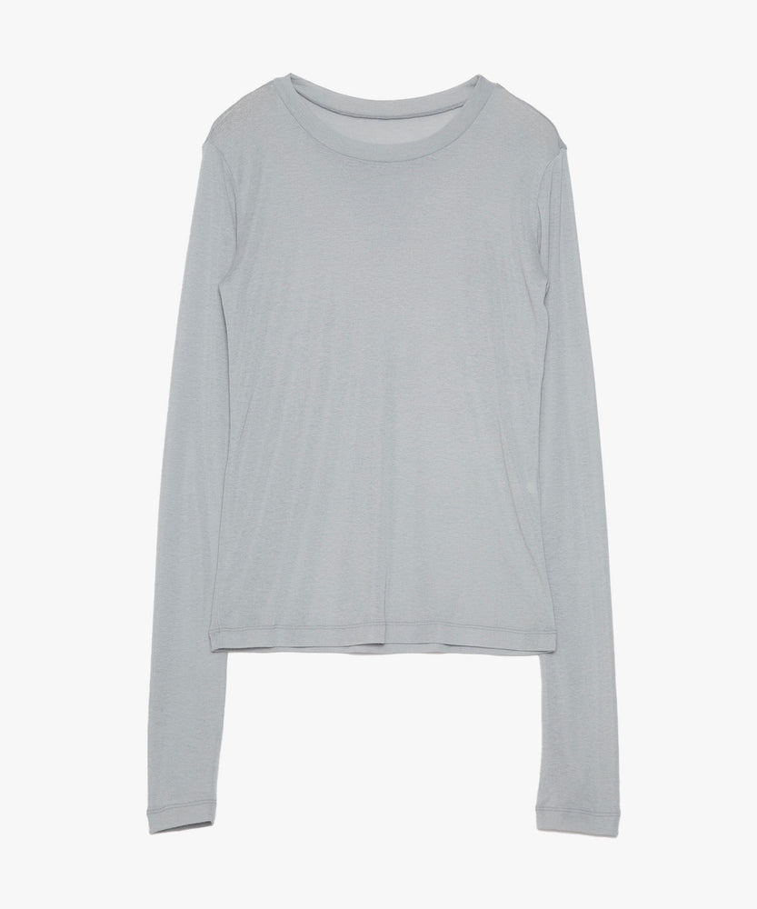 WOOL SHEER JERSEY TOP
