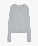 WOOL SHEER JERSEY TOP