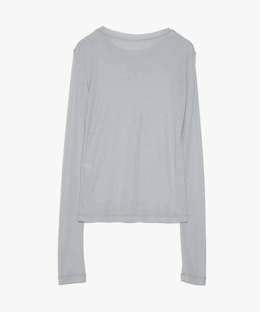 WOOL SHEER JERSEY TOP