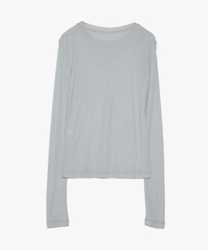 WOOL SHEER JERSEY TOP