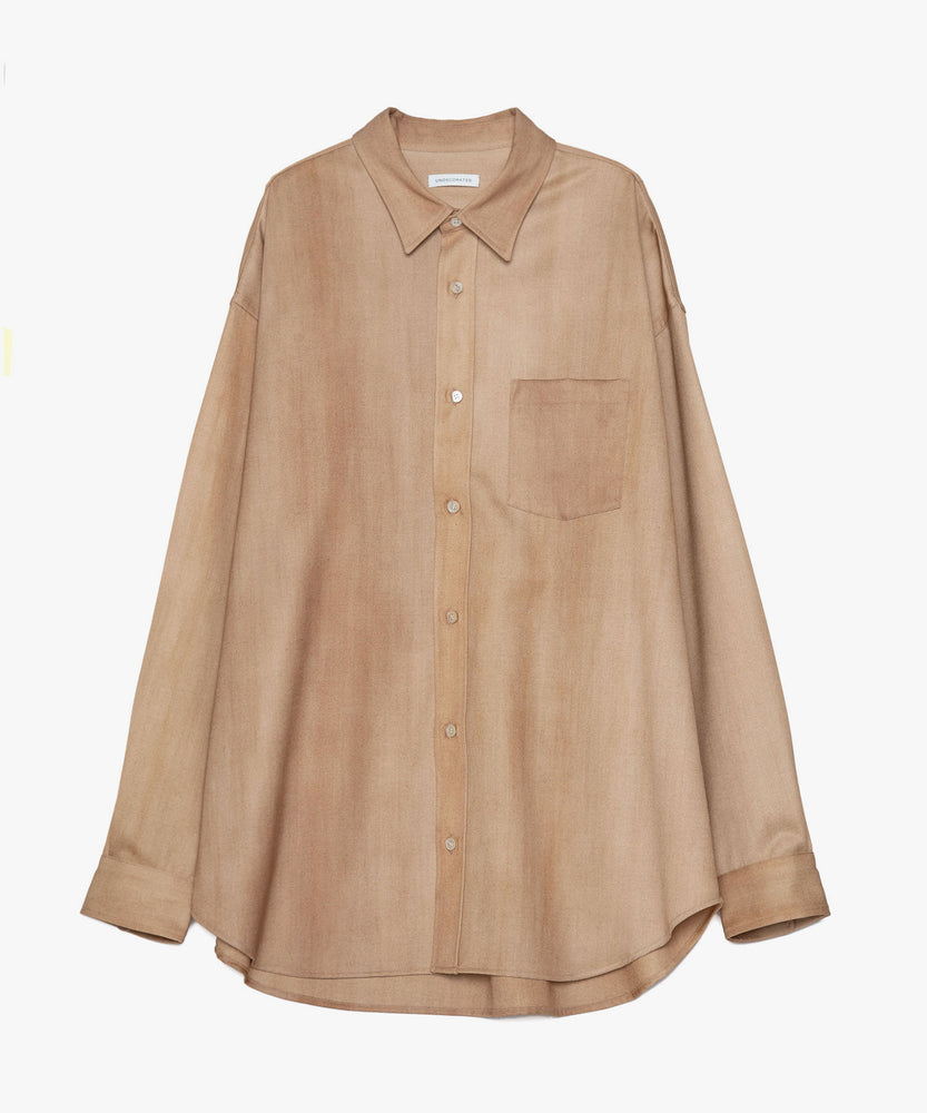 GRADATION WOOL L/S SHT
