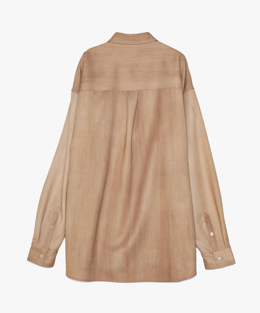 GRADATION WOOL L/S SHT