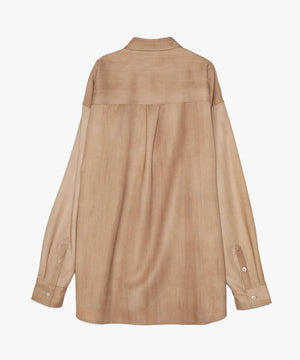 GRADATION WOOL L/S SHT