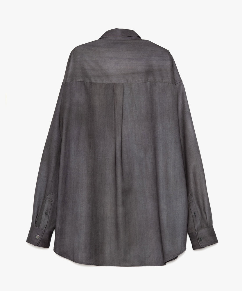 GRADATION WOOL L/S SHT