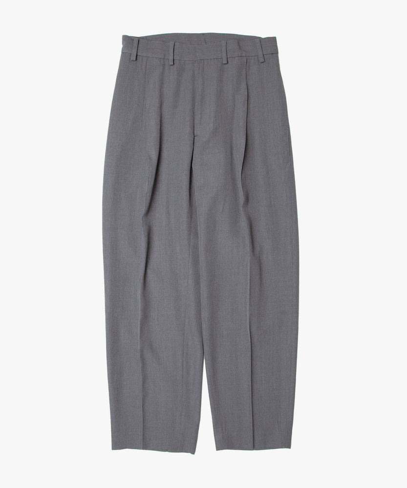 CLEAR WOOL TWILL PANTS