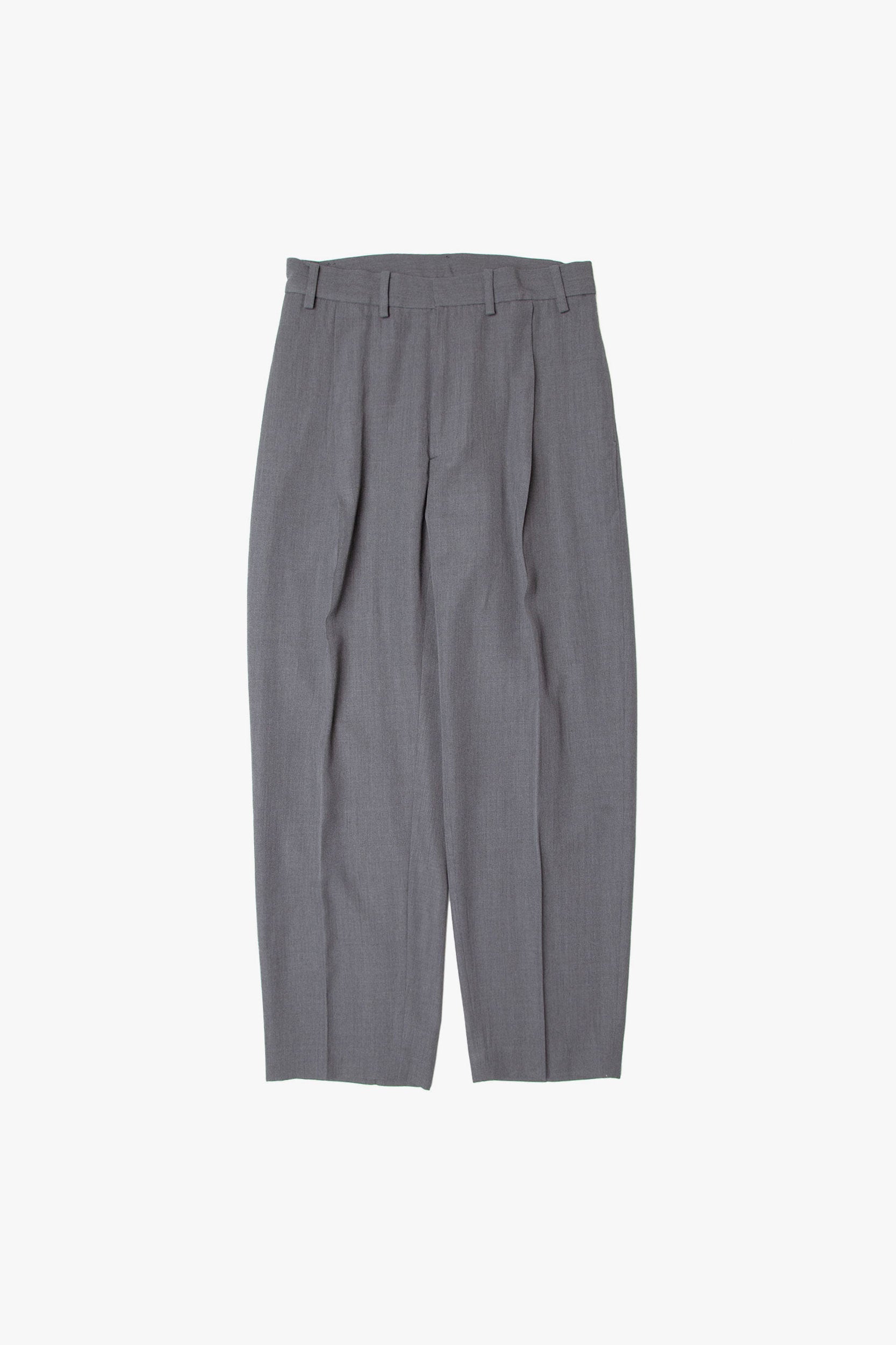 CLEAR WOOL TWILL PANTS