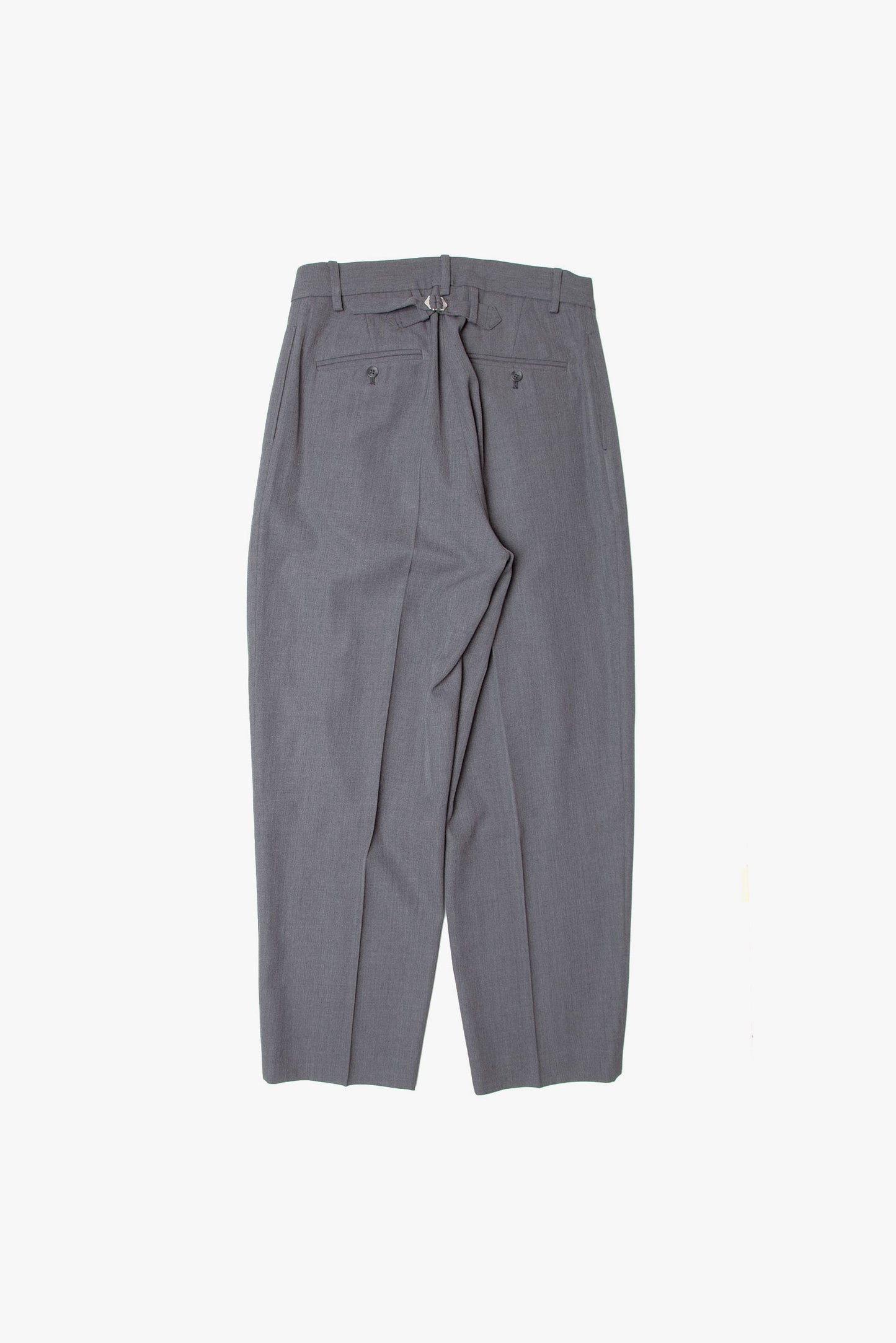 CLEAR WOOL TWILL PANTS