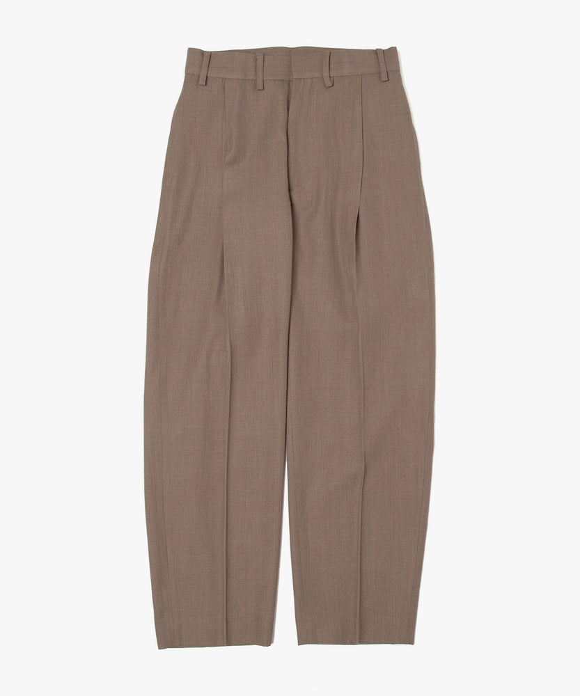 CLEAR WOOL TWILL PANTS