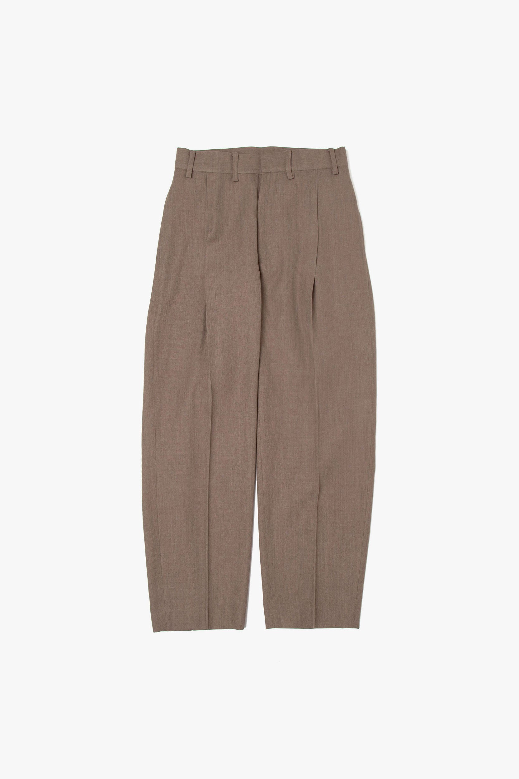 CLEAR WOOL TWILL PANTS