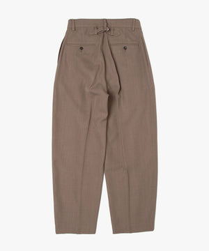 CLEAR WOOL TWILL PANTS