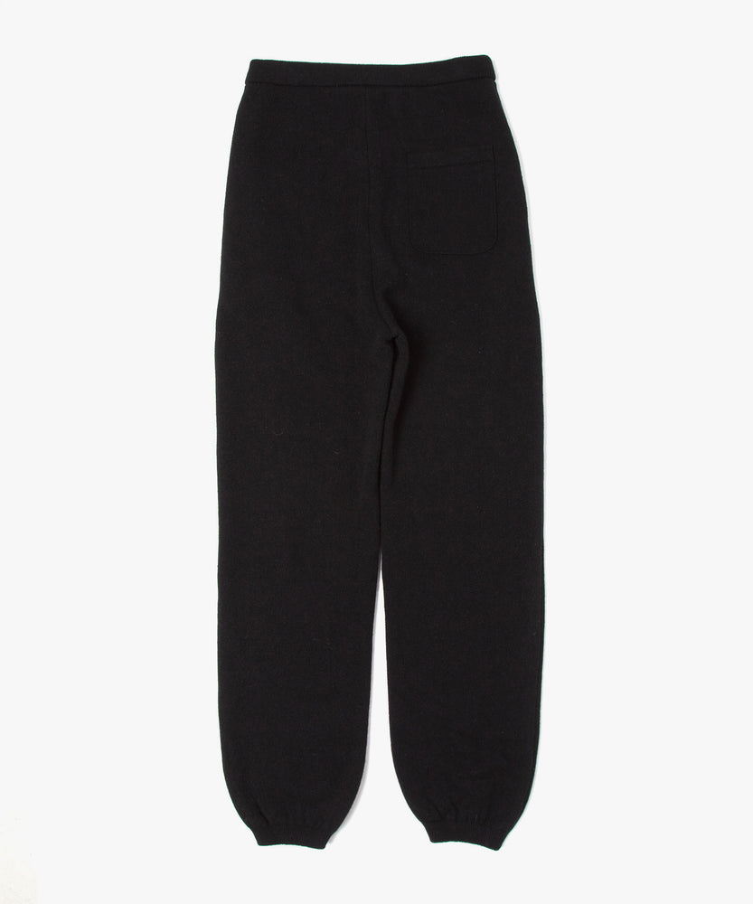 WOOL TERRY KNIT PANTS