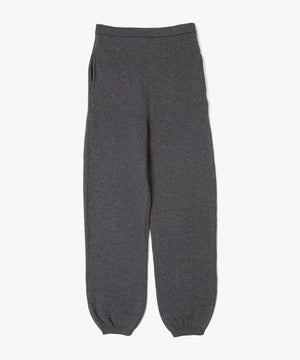 WOOL TERRY KNIT PANTS