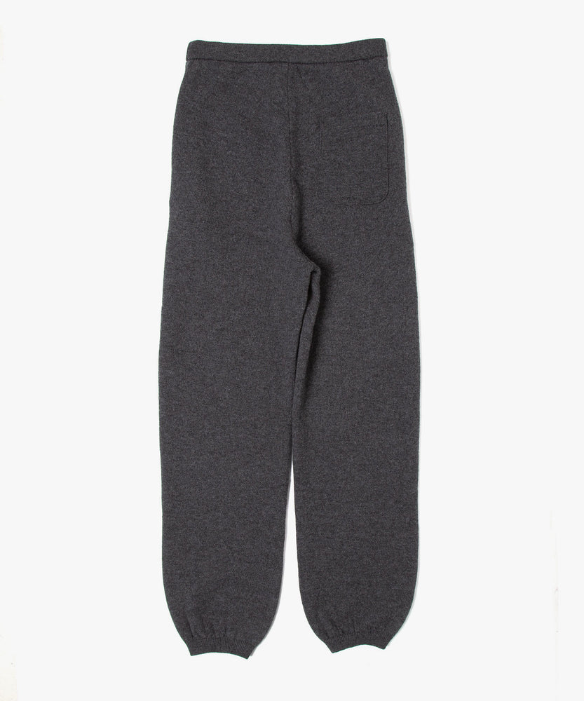 WOOL TERRY KNIT PANTS