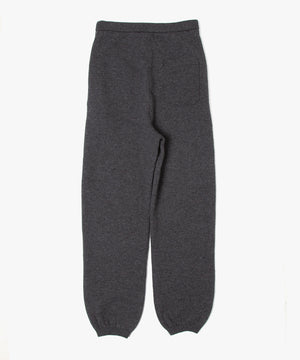WOOL TERRY KNIT PANTS