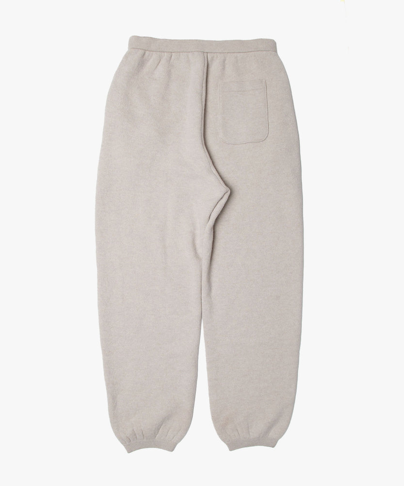WOOL TERRY KNIT PANTS