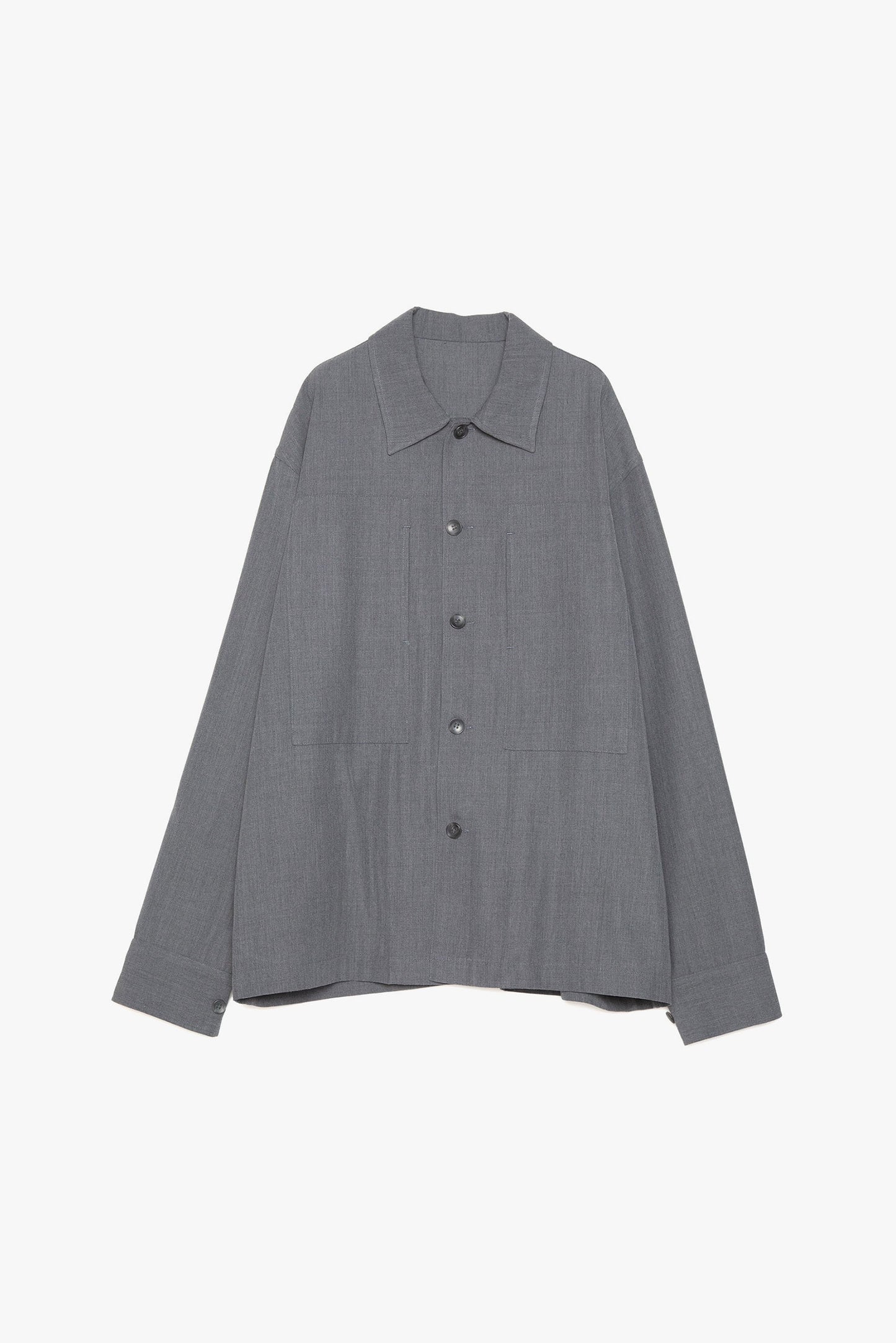 CLEAR WOOL TWILL JACKET