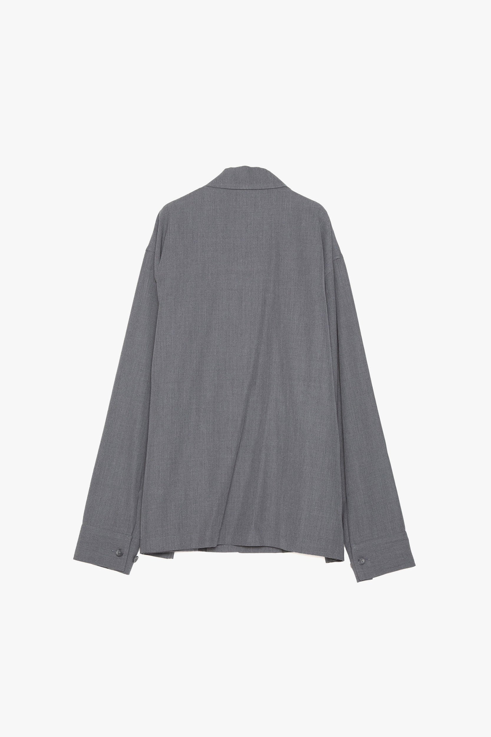 CLEAR WOOL TWILL JACKET