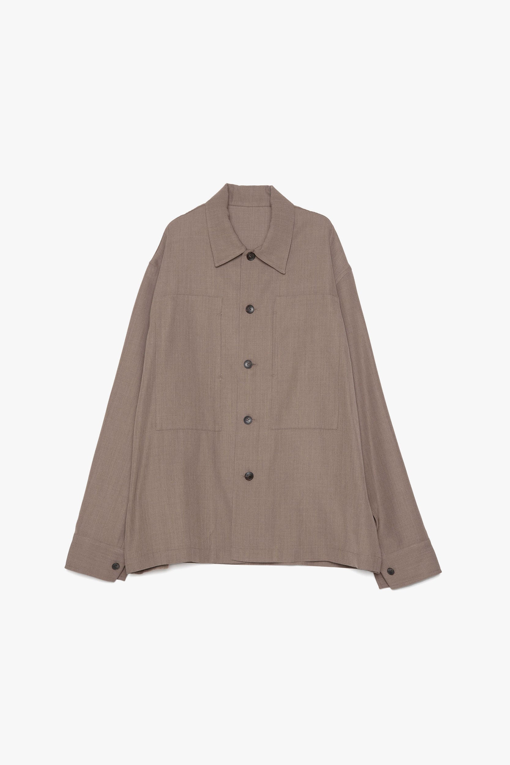 CLEAR WOOL TWILL JACKET
