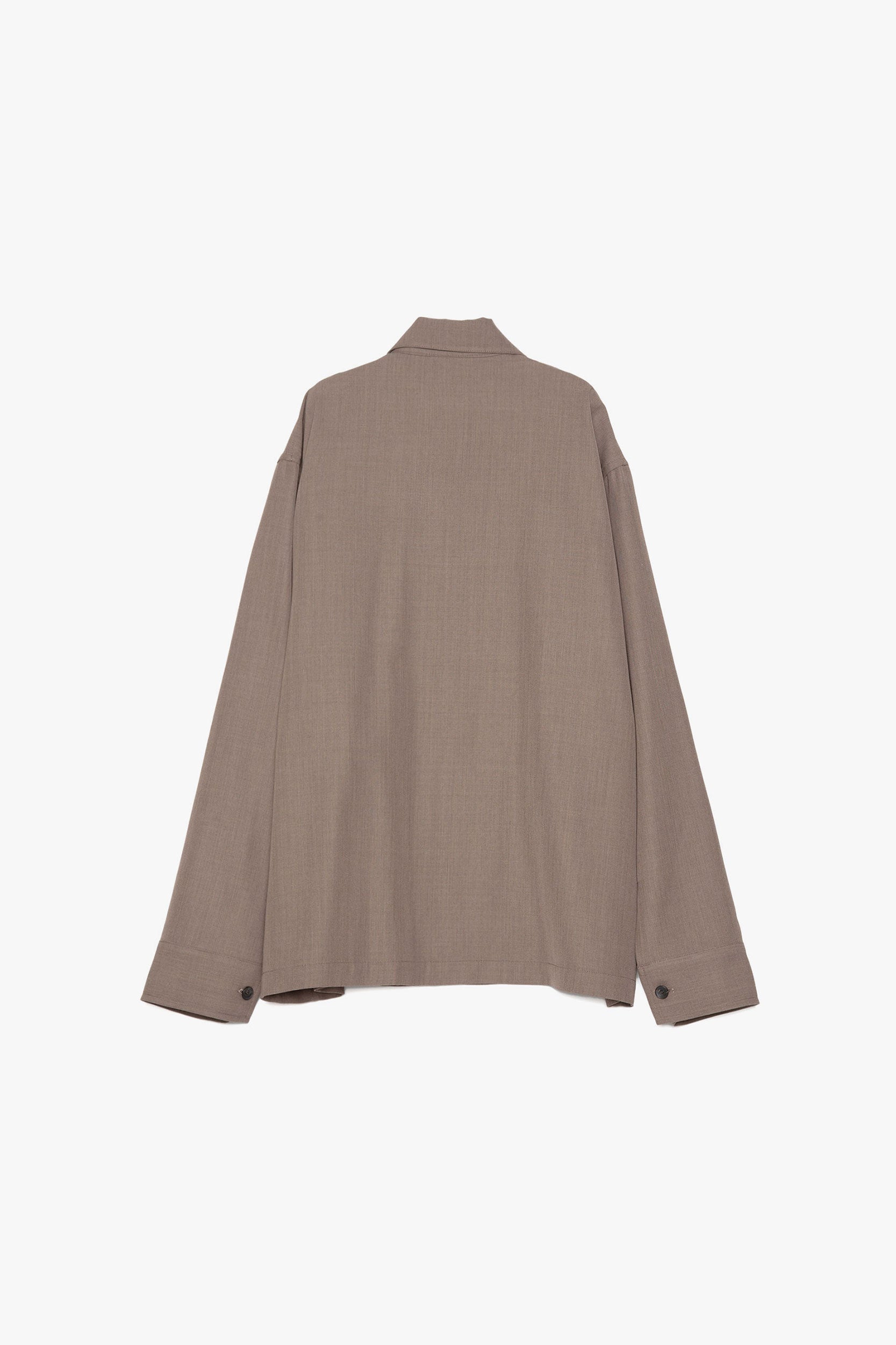 CLEAR WOOL TWILL JACKET