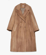 GRADATION WOOL MELTON COAT